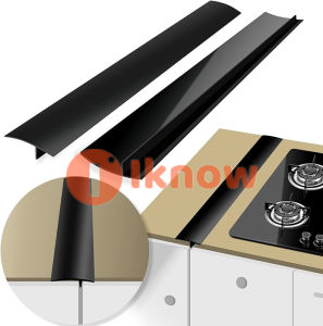 I know Gap Filler for Stove and Counter- Kitchen Stove Counter Gap Cover Silicone Gap Cover Between Stove and Counter 21 Inches Stove Gap Filler Heat Resistant Cover Easy Clean White