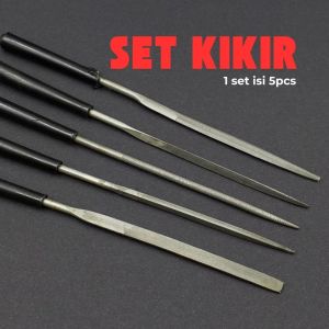 Set Kikir Mini HUGONG Precision Needle Files Kikir Emas Intan Steel Diamond Metal