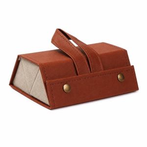 YESMILE PU Leather Travel Portable Storage Box Eyeglasses Holder Sunglasses Case Glasses Organizer