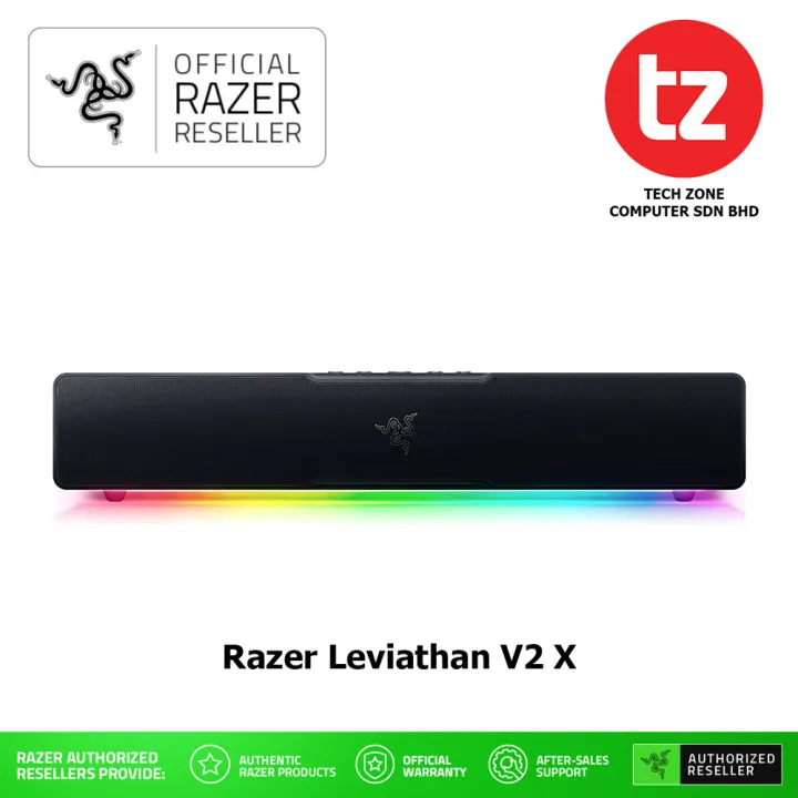 Razer Leviathan V2 X Gaming Bluetooth Soundbar Dynamic, High-fidelity Audio and Razer Chroma (RZ05-04280100-R3M1)