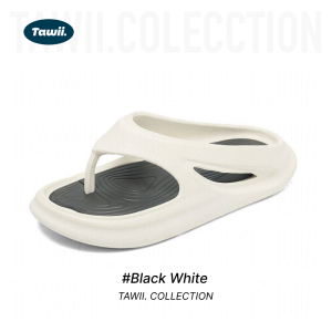 Tawii. Slipper for Men Flip-flops Thick Sole Non-slip Beach Slippers Shock-absorbing Flip Flops