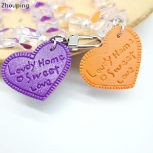 【ZP】 Flash Sale Cute Love Heart Lanyard Anti-Lost Bracelet For Mobile Phone Case Wrist Strap Car Keychain Cute Phone Charm