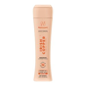 naissant Cool Black Hair Toning Shampoo Ultra High-Purity Pigments Neutralizes Red & Orange Undertones Hyaluronic Acid Collagen & Tin Paraben Ammonia & Sulfate Free 10.1 Fl. Oz