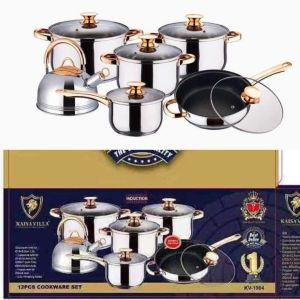 Kaisa Villa 12pcs Cookware Set High Quality Cookware