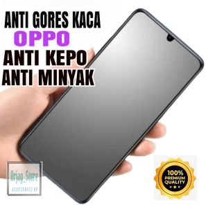 ANTI GORES BLACK MATTE TIPE OPPO A1K / A3S / A5S / A7 / A12 / A15 / A15S / A16 / A16E / A16S / A17 / A17K / A18 / F9 / F7 / KUALITAS PREMIUM ANTI GORES / FULL LAYAR