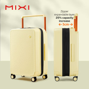 Mixi Stylish Wide Handle Luggage 20 Inch Expandable Carry On Case 24 Inch Large Capacity Suitcase Mute Universal Wheels TSA Lock M9276