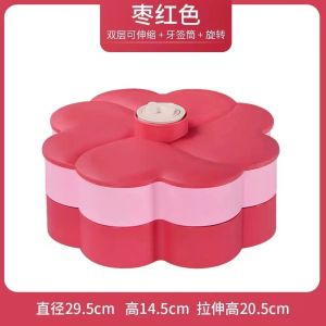 SHENAR NEW TOPLES BUNGA/ TOPLES 2 SUSUN CANDY BOX/ TOPLES LEBARAN/ Candy Box Double Deck/ KUE PERMEN MAKANAN/ TOPLES 2 SUSUN CANDY BOX - RED GOODIESCORNER168