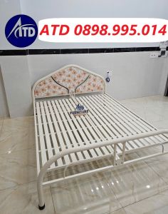 GIƯỜNG SẮT GIÁ RẺ HCM - GIƯỜNG NGỦ SƠN TĨNH ĐIỆN NGANG 80CM 1M 1M2 1M4 1M6 1M8 DÀI 2M CHẮC CHẮN MẪU ĐƠN GIẢN