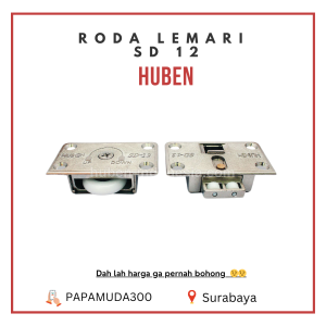 (Huben) Roda Pintu Lemari Geser Roda Pintu Lemari Sliding SD 12