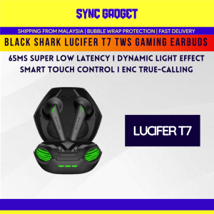BLACK SHARK Lucifer T7 Gaming Earbuds [65MS Low Latency I Dynamic Light Effect I Smart Touch Control I ENC Calling ]
