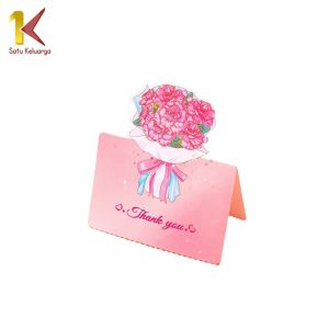 Satu Keluarga Greeting Card Kartu Ucapan Motif Bunga C1270 Kartu Ucapan Lipat Ulang Tahun Flower