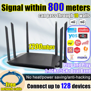 📶 Signal within 800 meters 📶 wifi 7 router wifi mesh router sim card router 5g router wifi 6 router 4g router portable wifi routerc 2.4GHz / 5GHz Dual Band Connects up to 128 electronic devices