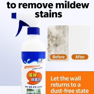 Wall Mildew Remover 500ml Powerful Mould Stain Agent Cleaner Mildew Stain Remover Spray Highly Effective Mildew Removal