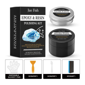 Epoxy Resin Polishing Kit Epoxy Resin Polishing Compound is Specially Formulated for High-Gloss Finishes Removing Surface Scratches and Restoring The Luster