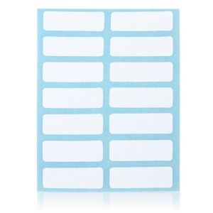 YTRYTWE Writable 13 X 38mm Sticky Self Adhesive Labels Blank Name Number Tags Name Stickers Blank Note Labels Price Sticker