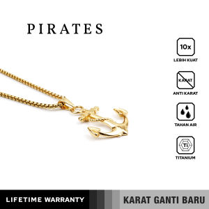 Emrys PIRATE Liontin Set Kalung Titanium Pria Wanita