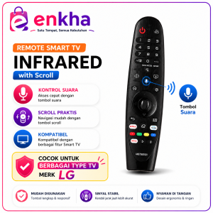 Remote TV LG Smart TV Universal dengan Tombol Scroll dan Tombol Netflix Pengganti Remote Original