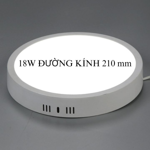Đèn LED ốp nổi trần tròn vuông gắn phòng khách ban công phòng ngủ 6w 12w 18w - 220v