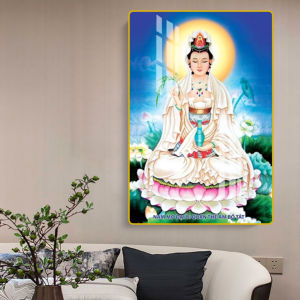 Tranh Treo Tường Quan Âm Bồ Tát 01 - Tranh Laminate Tráng Gương - Newshop