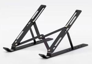 Aluminium Alloy Laptop Stand 6 Angles Adjustable Aluminium Ergonomic for Notebook Adjustable Portable Foldable