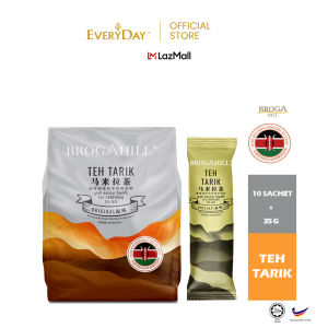 Everyday x BrogaHill Milk Tea /Teh Tarik 10 Sachets 35g Halal Certified