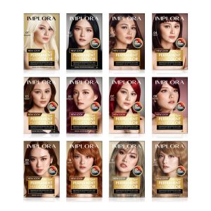 IMPLORA Hair Color Expert (Tersedia 12 Varian Warna) Lovablemart Bisa Bayar di Tempat LAZ COD Eagles Eagle Pewarna Semir Hair Colouring Original Kecantikan Beauty Warna Rambut Implora