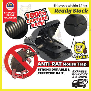 GOODLLAMA High Quality Reusable Rat Catching Mice Mouse Traps Bait Spring Catcher Pest Control Perangkap Tikus