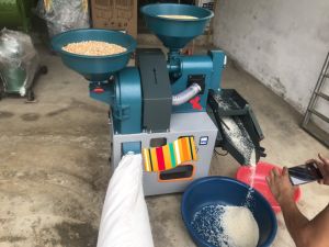 Máy xát gạo  nghiền bột mini  toàn phát  TF56 mẫu đẹp xát nhanh