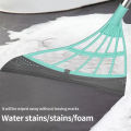 JustLiving Adustable Magic Broom Sweeper Lau Nhà Lau Nhà 2 trong 1 Lau Sàn Silicone Lau Nhà Tắm Bàn Chải Làm Sạch Lông Chổi Lau Không Dính Dụng Cụ Làm Sạch Máy Quét. 