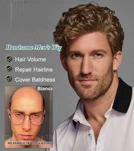 Handsome Mens Multi-Style Wig Simulation Wig Short Hair Natural Handsome Wig