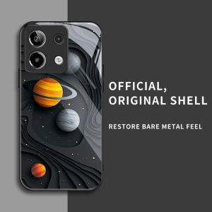 สำหรับ Xiaomi Redmi Note 13 4G (ไม่ใช่ 5G) เคสศัพท์ป้องกันการตก ดาวเคราะห์สุดเก๋ บุคลิกภาพทันสมัย
