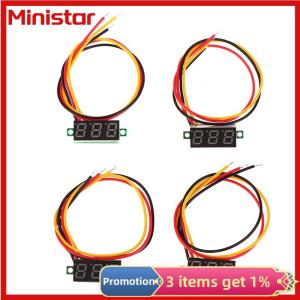 Ministar 1Pc 0.28 Inch DC LED Digital Voltmeter Adjustable DC 0-100V Voltage Meter