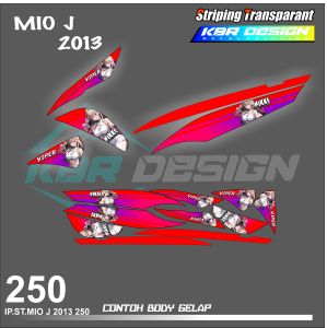 MIO GT 2013 (COD) STIKER STRIPING MOTOR YAMAHA MIO GT 2013 HOLOGRAM DAN TRANSPARAN