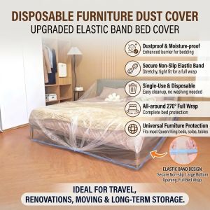Dust Cover Waterproof Dustproof Drawstring Protector/Home Appliances Furniture Sofa Computer/Thickened Large Size/For Family Use