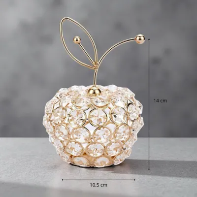 Ornamen Kristal Buah / Dekorasi Ruang Tamu Kristal