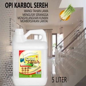 Karbol Sereh 1 liter dan 5 Liter premium antiseptik dan Varian wangi segar pembersih lantai