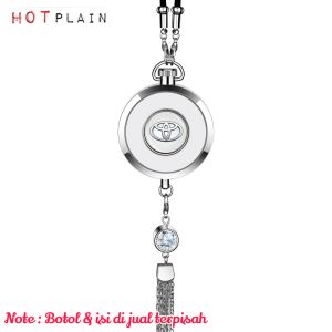 Gantungan Spion Mobil Botol Parfum Logo /Botol Parfum Spion Mobil ( Hanya Botol Saja) AN