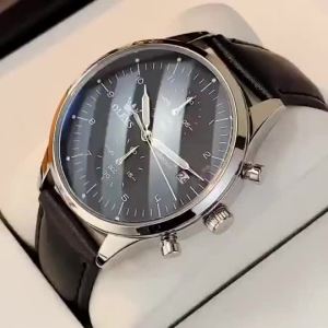 OLEVS Đồng hồ nam chính hãng chống nước dây da thật chức năng lịch mặt số phát sáng 2880
