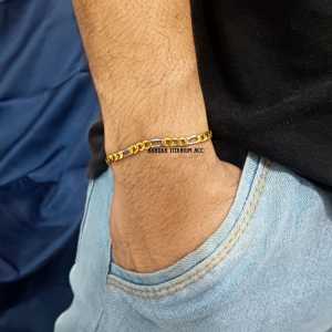 GELANG TANGAN RANTAI COWO MODEL KOMBINASI ANTI LUNTUR & ANTI KARAT (COD)