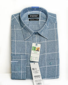 Áo sơ mi Việt Tiến tay dài vải tre