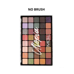 [BPOM] MGL 40 Color Eyeshadow Palette Utopia Pigmented And Smooth Powder Long Lasting