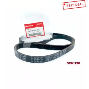 FAN BELT (5PK1138) 31110 - 5Ea - K02 (Original Honda) - Honda CITY TMO/JAZZ GE8 TGO (2009 - 2013)/BRV 2017