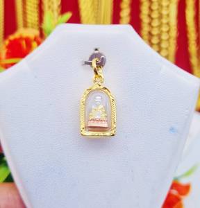 จี้พระ จี้พระทอง จี้พระหลวงทวด หลวงปู่ทวด  เกรดร้านทอง  จี้พระหลวงปู่ทวดจิ๋ว พระห้อยคอเล็กๆ พระเลี่ยมทอง กันน้ำ จี้ทอง