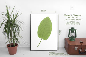 WALL DECOR / HIASAN DINDING/ PAPAN MDF/ MDF 6MM 20X30/ TEMA NATURE N41-N50