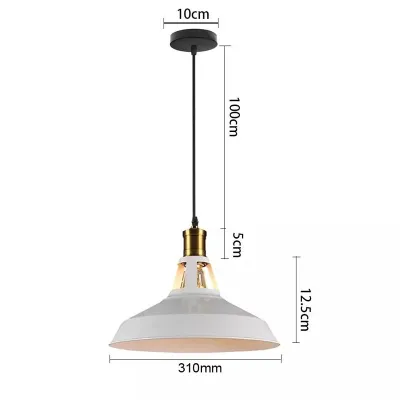 Pendant Light Industrial Retro Style LED Pendant Light black pendant lamp hanging Light Luminaire lampshade
