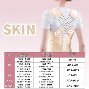 Posture Corrector for Men Adjustable Shoulder Posture Brace Back Straightener Posture Used for Middle and Upper Spine Pain Relief From Lumbar Neck Shoulder And Clavicle Back