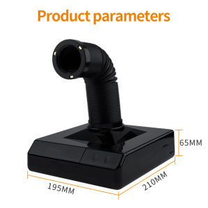 เครื่องดูดควันเลเซอร์พร้อมไฟ LED เครื่องสกัดควันฟอกโลหะบัดกรีสำหรับการบัดกรีการตัดด้วยเลเซอร์การแกะสลักการเผาไม้เครื่องพิมพ์3D