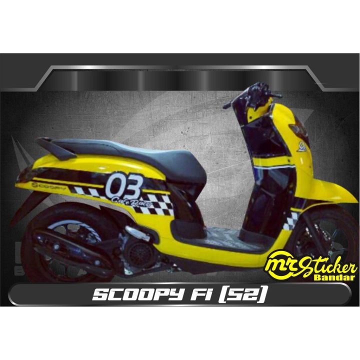 Sticker Decal Full body Scoopy Kekinian New Sticker Scoopy Custom ...