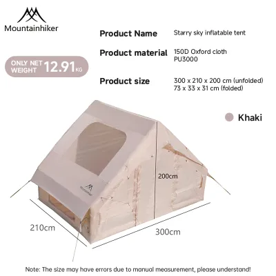 Mountainhiker Automatic Inflatable Camping Tent Portable Waterproof 6.3㎡ Tent
