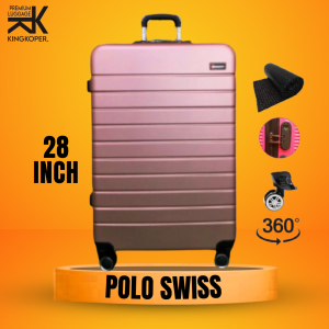 Koper 28 inch Polo Swiss ukuran bagasi - koper jumbo - koper fiber - koper 4 roda - koper impor - koper murah - koper roda 4 - koper anti pecah - koper travel - koper cowok - koper cewek - koper premium - koper bagasi - bayar ditempat - bergaransi